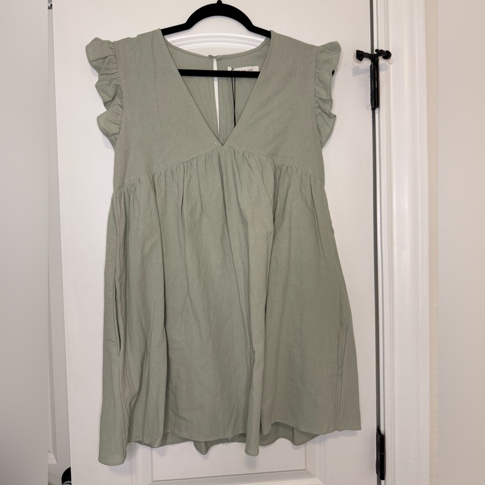 Light Green Romper Dress